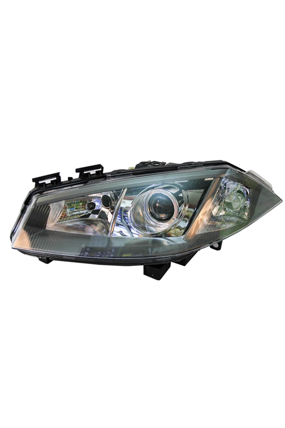 OEM Megane 2 Ph2 Mercekli Siyah Orjinal Sol Far