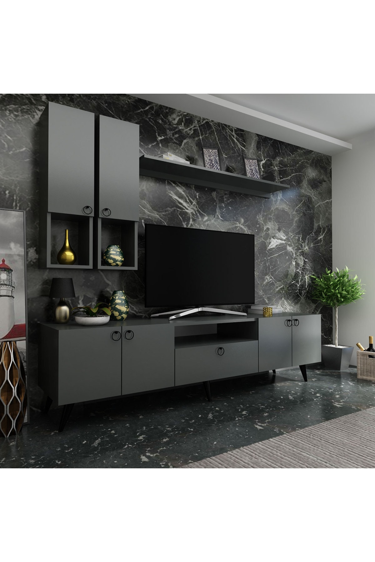 Myniture Festival Tv Ünitesi Q3023-4 Antrasit