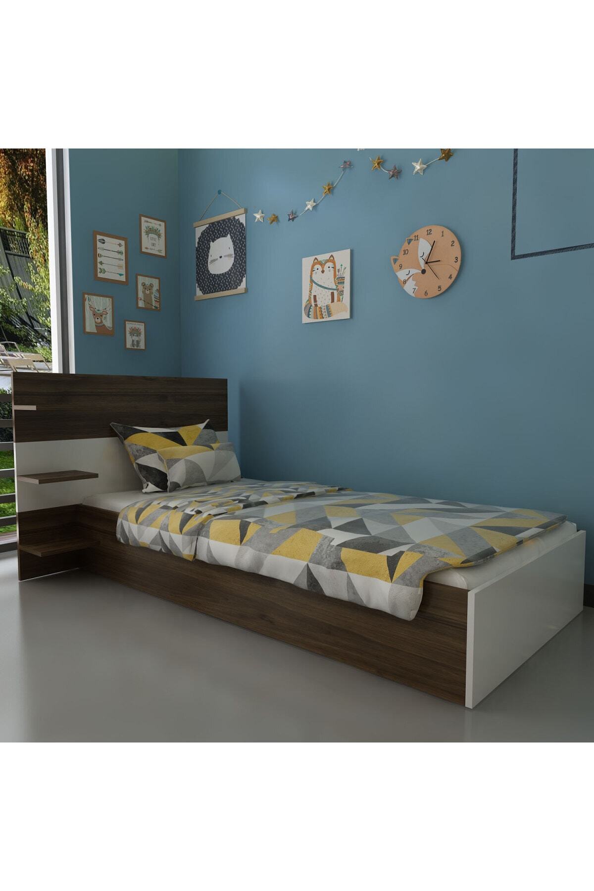 Myniture Trend Karyola Q4022-5 Beyaz Ceviz