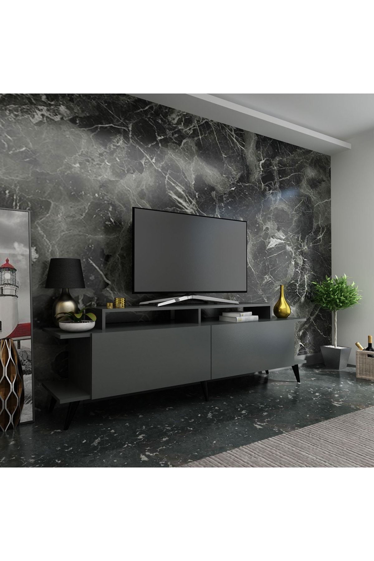 Myniture Festival Tv Ünitesi Q3012-4 Antrasit