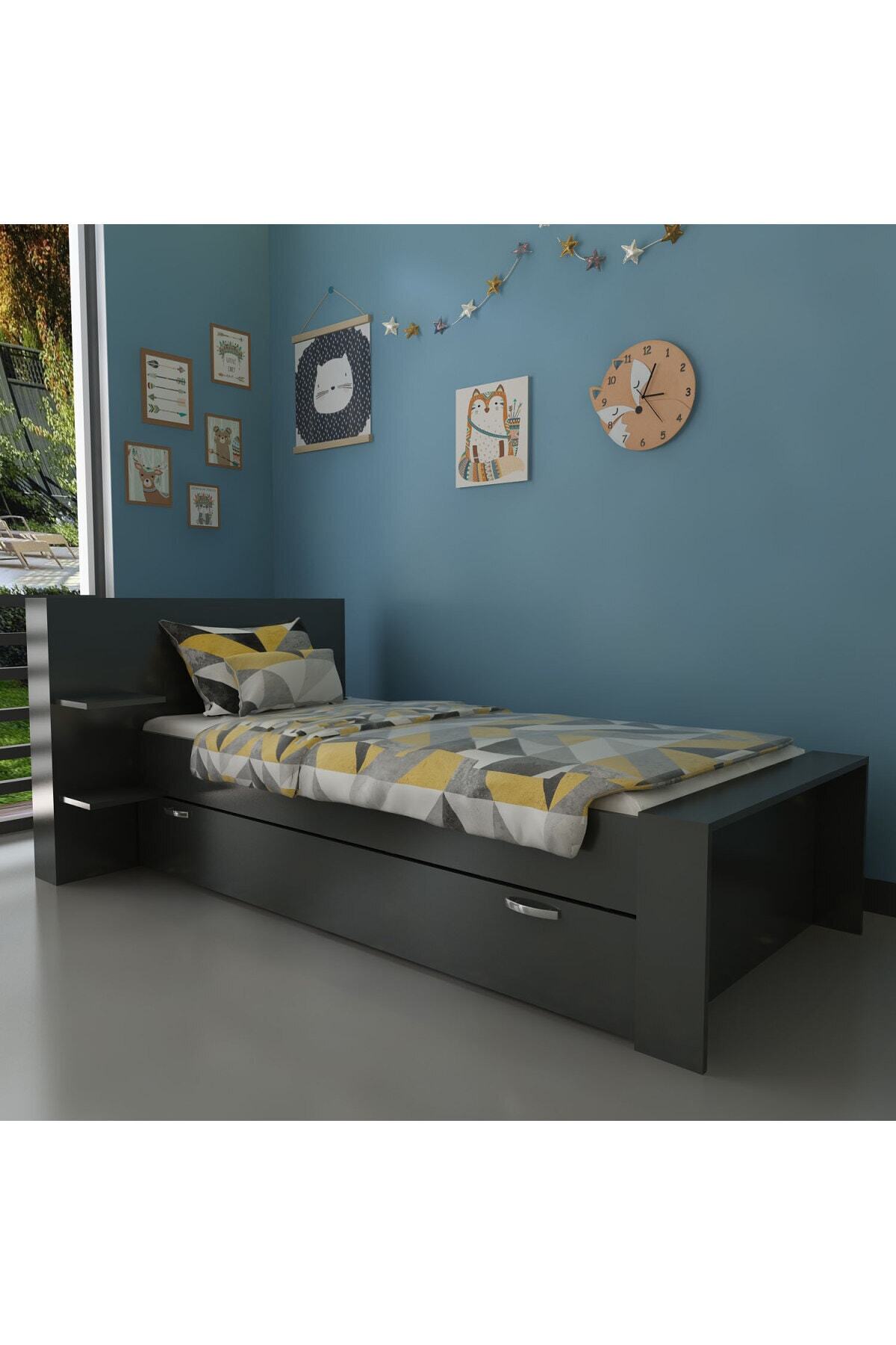 Myniture Trend Yavrulu Karyola Q4013-4 Antrasit