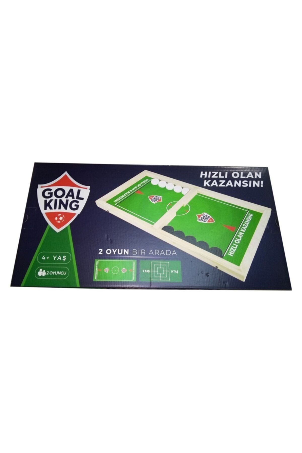 sadan Goal King Sling Puck Hızlı Sapan Oyunu + 9 Taş Oyunu 2 Oyun Bir Arada