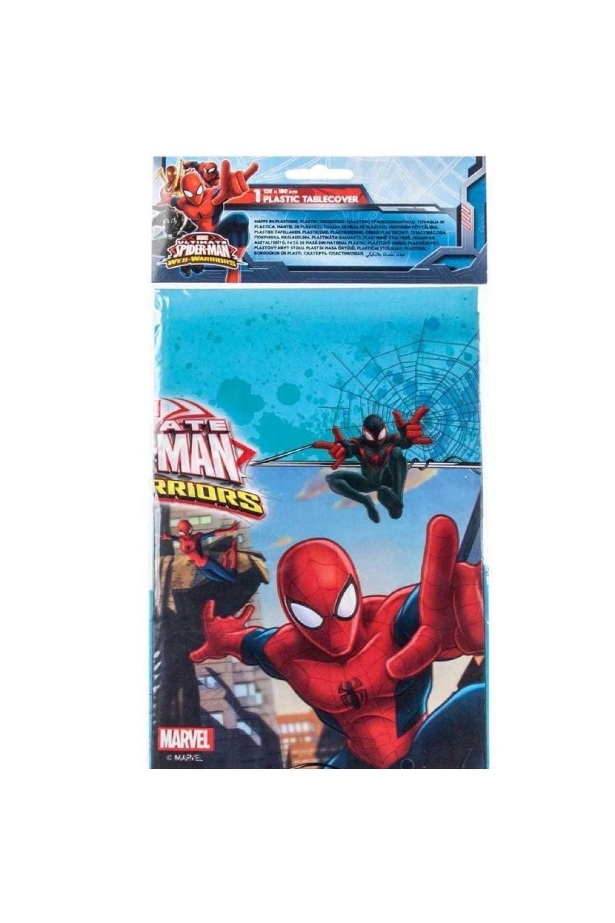 REST Parti Spiderman Plastik Masa Örtüsü 120x180 Cm