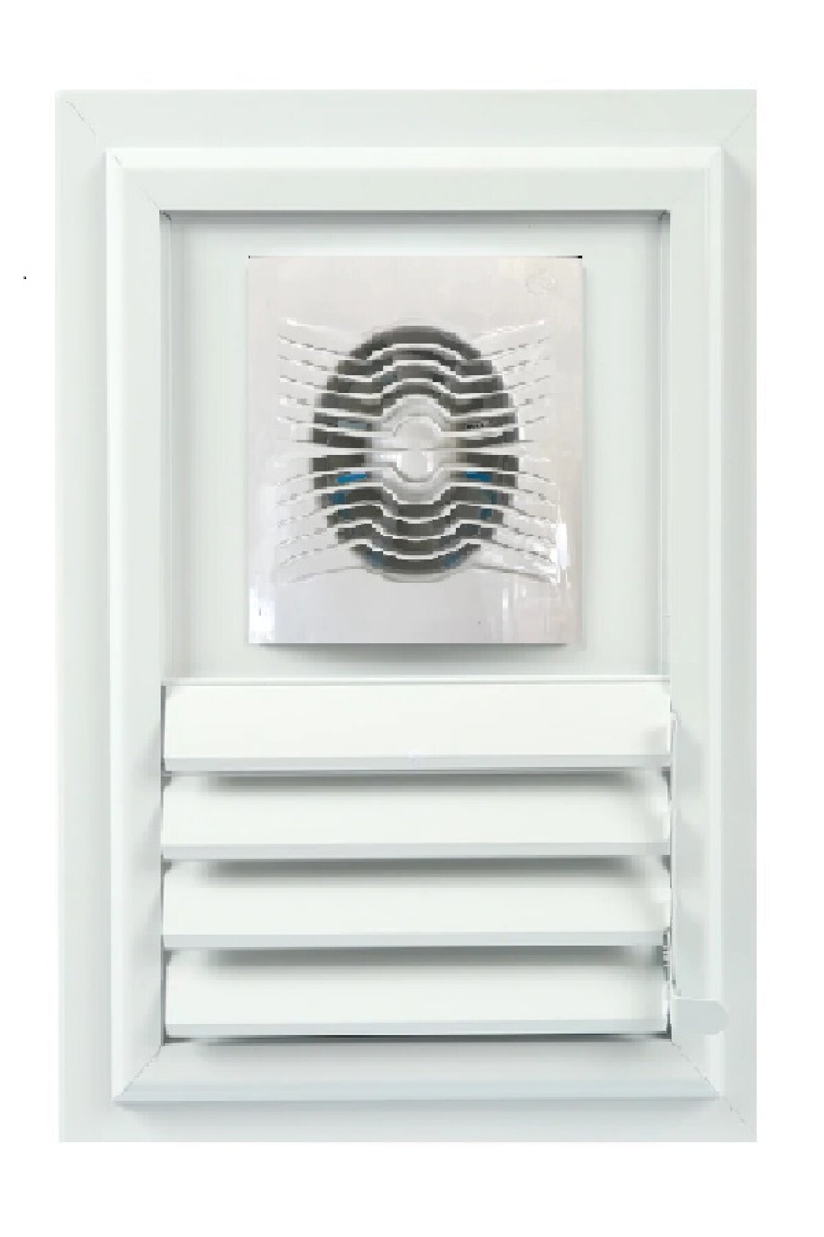 ERFUR 65X60 ASPİRATÖRLÜ - FANLI Alüminyum Hareketli Yüzeysel Banyo Wc Menfezi