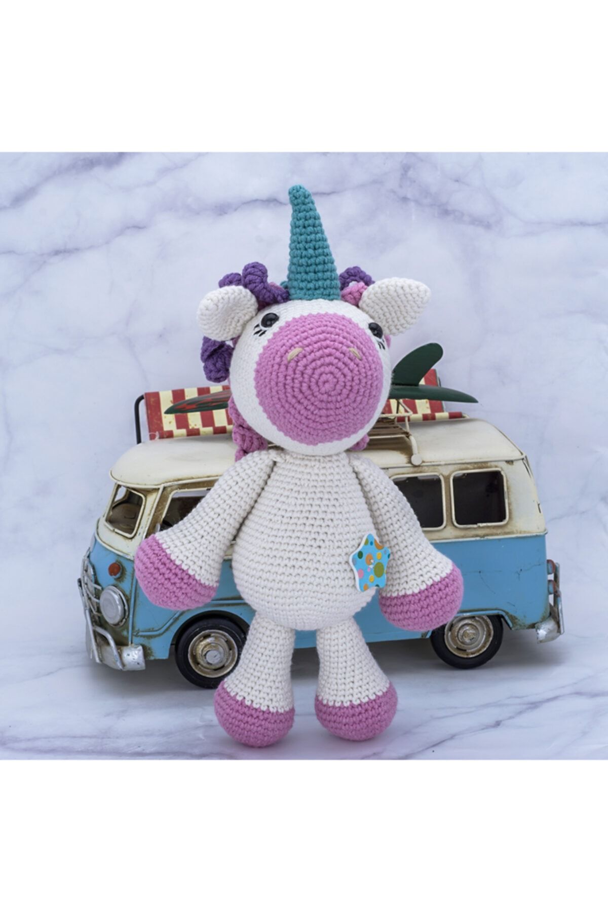 Amigurumi Turkey Amigurumi Unicorn El Örgüsü Oyuncak