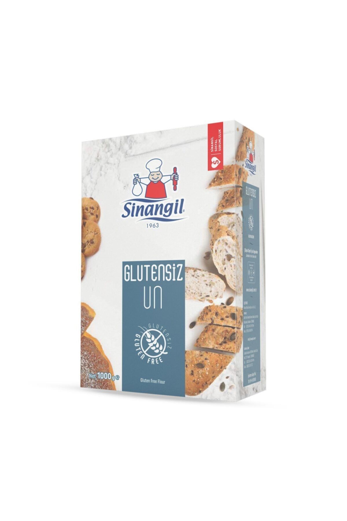 Sinangil Glutensiz Un 1 Kg 3 Adet