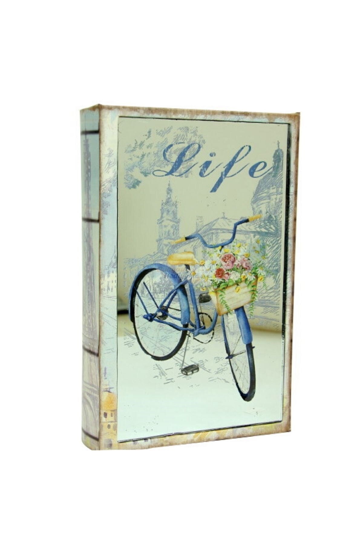 Dünyadan Hediyeler Aynalı Bisiklet Kutu Kitap 17 cm