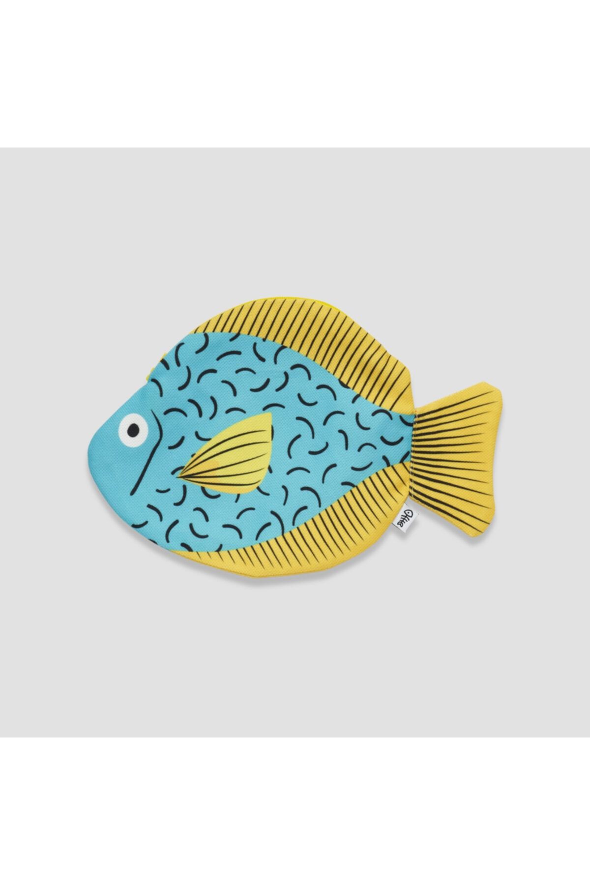 Fish Bone Bags Sarı Yüzgeçli Çupra Balığı Makyaj Çantası