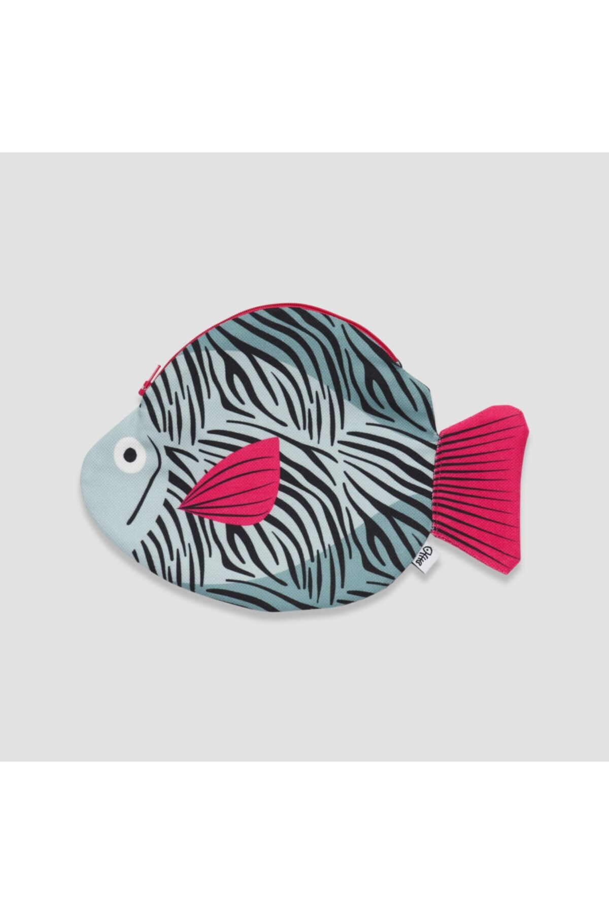 Fish Bone Bags Turkuaz Çupra Balığı Makyaj Çantası