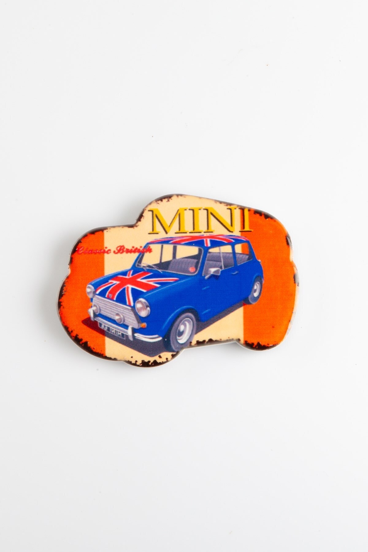 Dünyadan Hediyeler Buzdolabı Magneti Klasik Mini Cooper