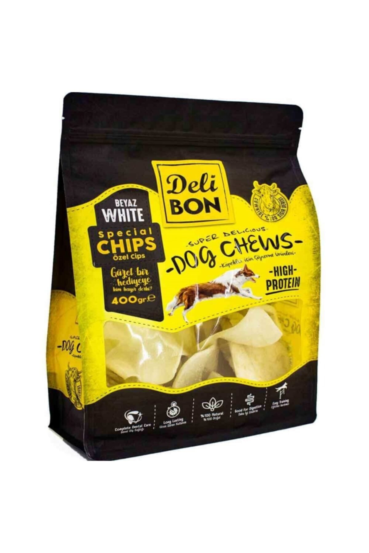 Delibon Köpek Ödülü Cips 400 Gr Beyaz