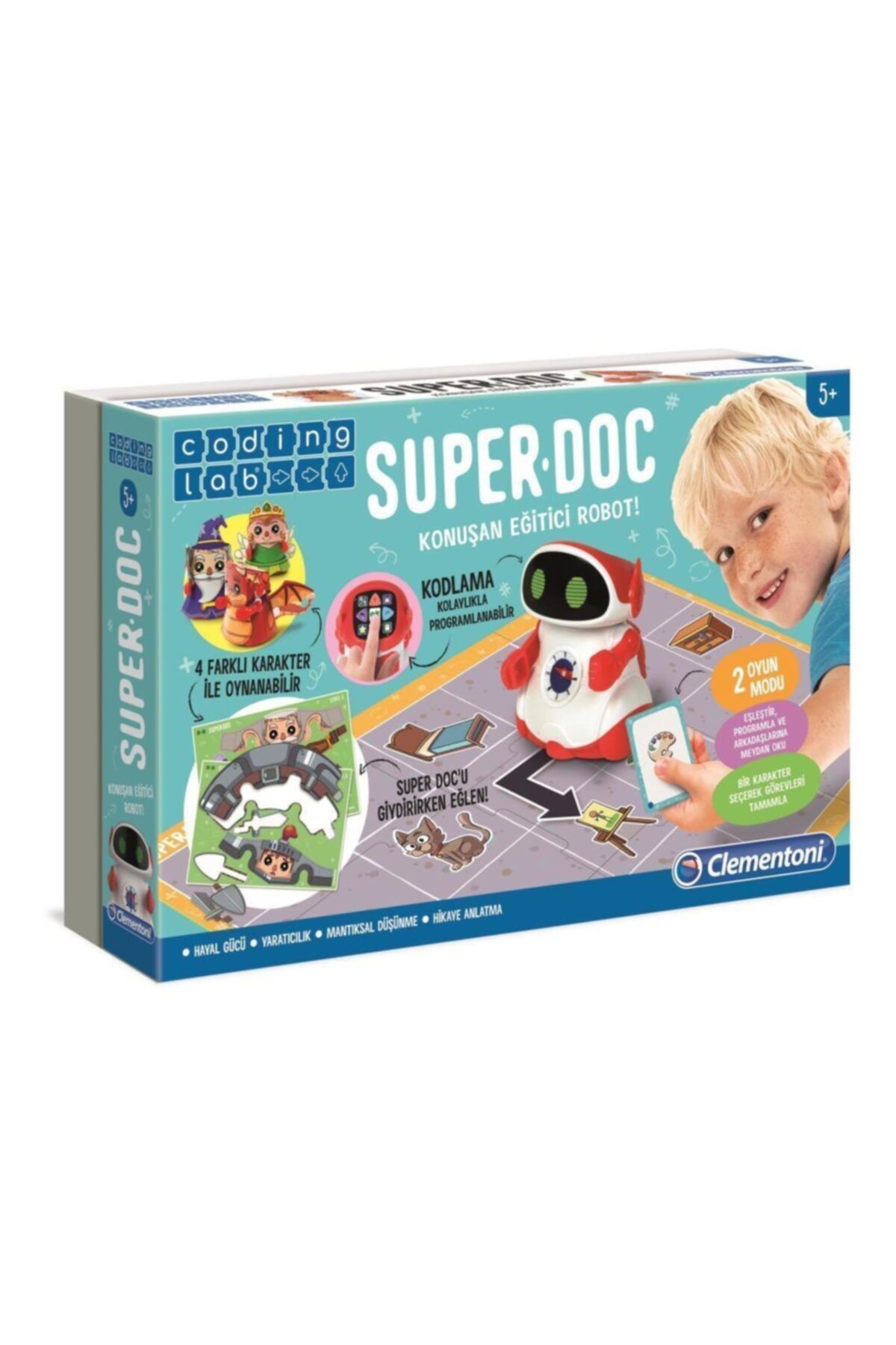 CLEMENTONI Super Doc - Eğitici Konuşan Robot 64960