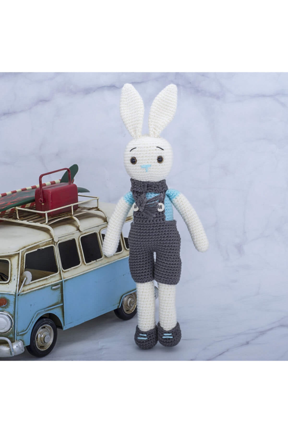 Amigurumi Turkey El Örgüsü Organik Sevimli Tavşan