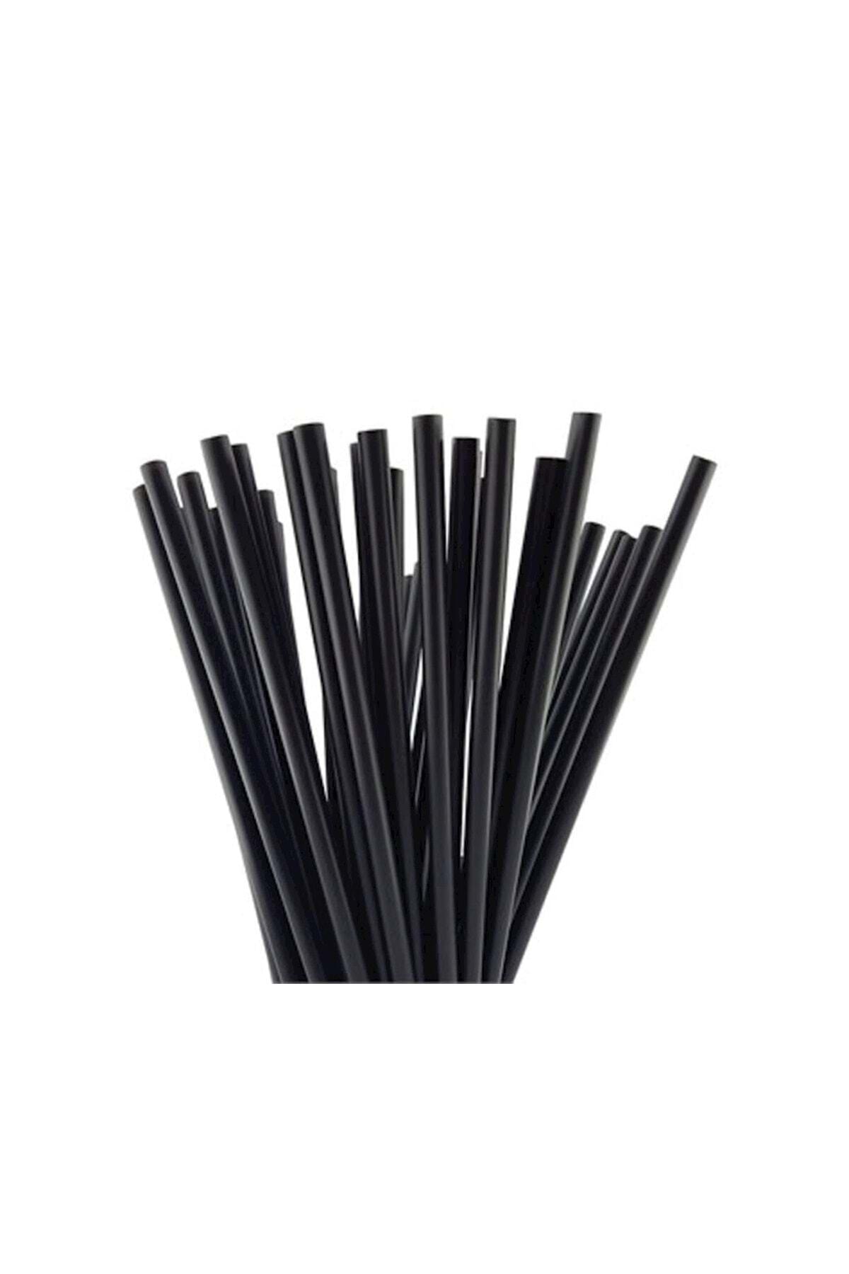 YALOVA AMBALAJ Siyah Plastik Frozen Pipet - 50 Adet