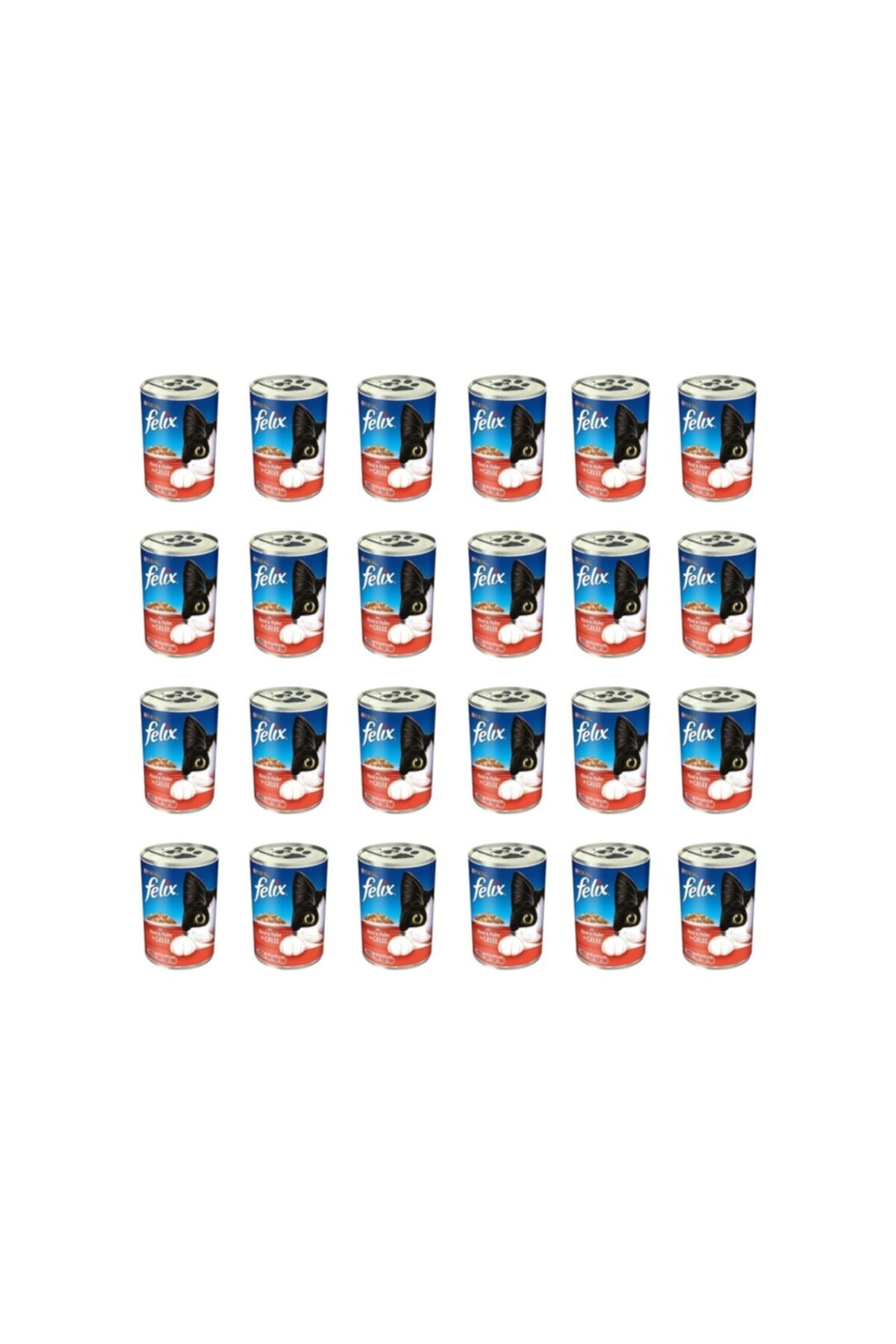 FELIX Sığır Etli Tavuklu Kedi Konservesi 400 Gr 24'lü