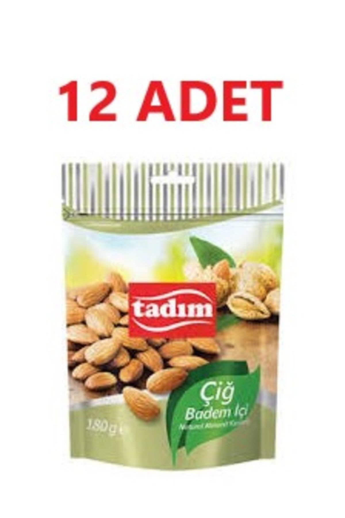 Tadım Çiğ Badem 180 Gr X 12 Adet