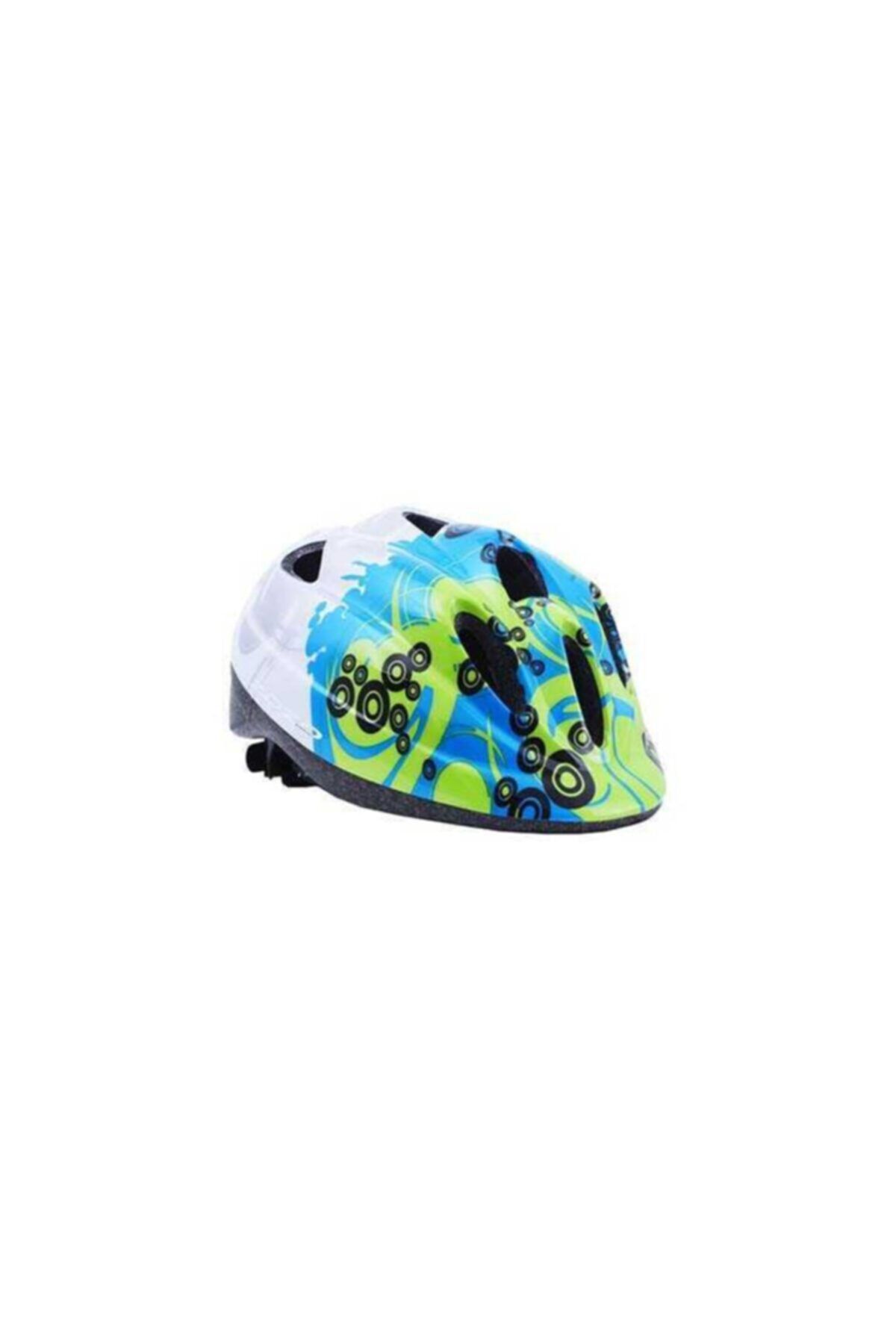 Zozo Unisex Çocuk Mavi Desenli Bisiklet Kaskı