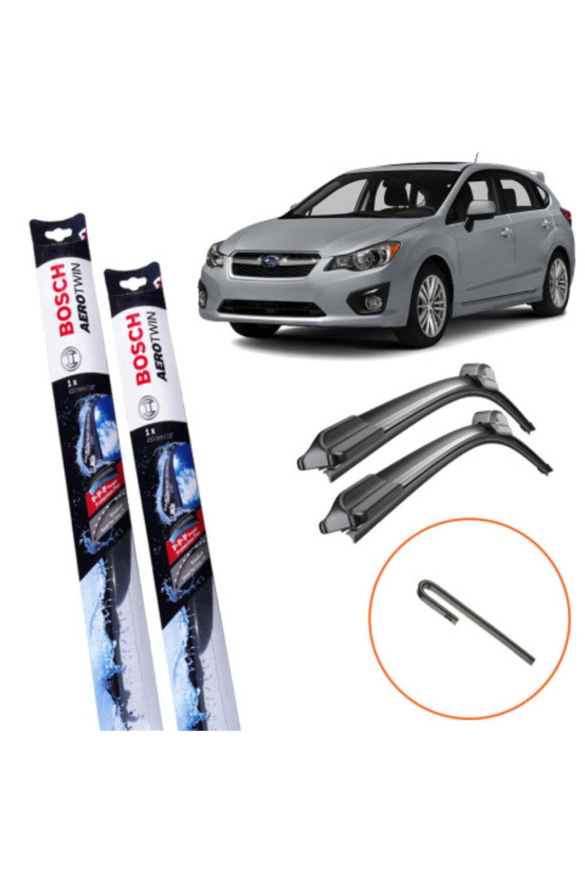 Bosch Subaru Impreza Muz Silecek Takımı Ön Aerotwın 2012-2016