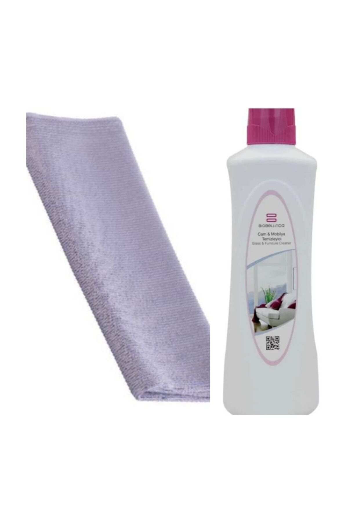 BioBellinda Temizlik Paketi (mikrofiber Cam Bezi, Cam Mobilya Temizleyici)