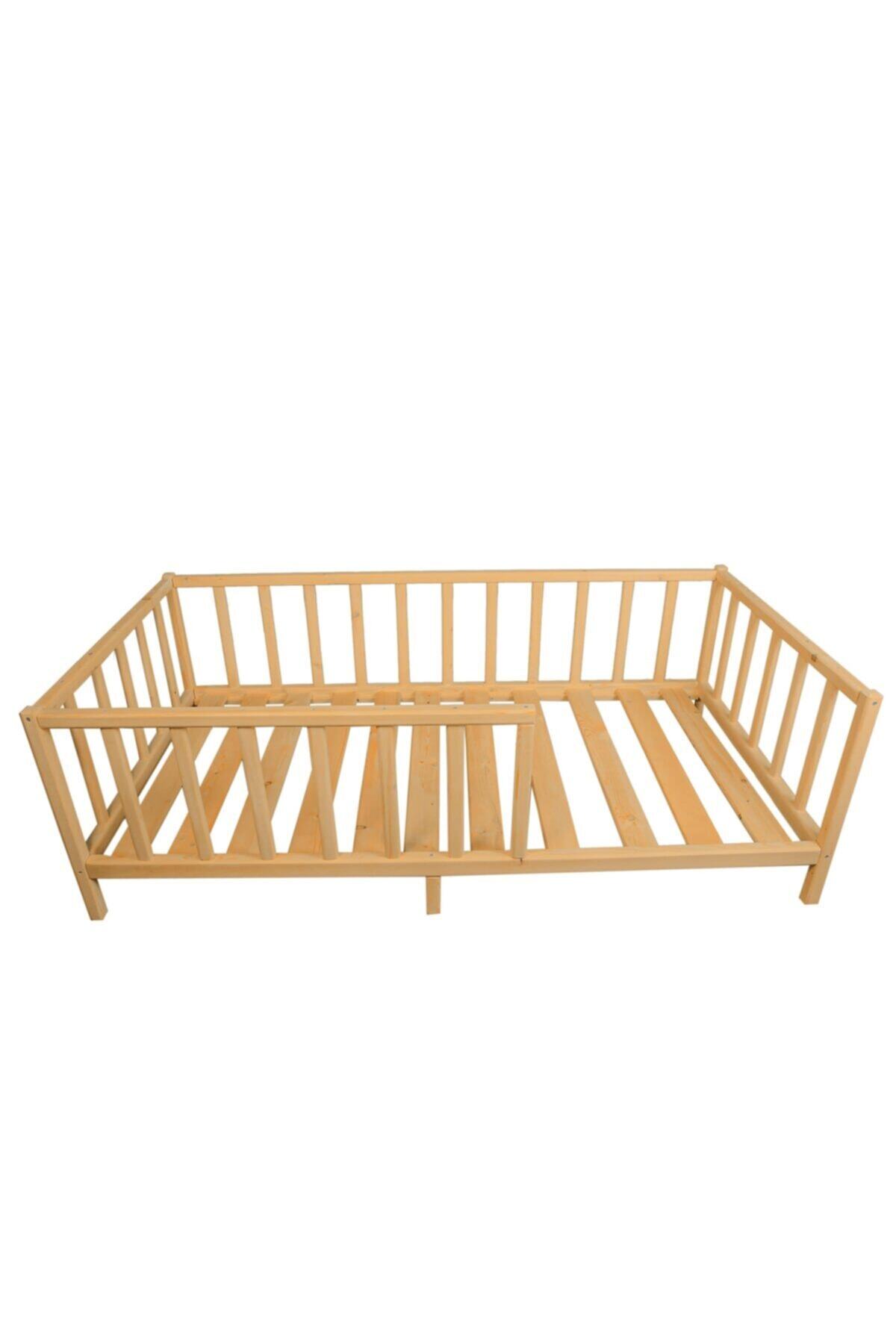KÖŞK MOBİLYA Montessori Yatak 120x200 Ölçü Çatısız Model