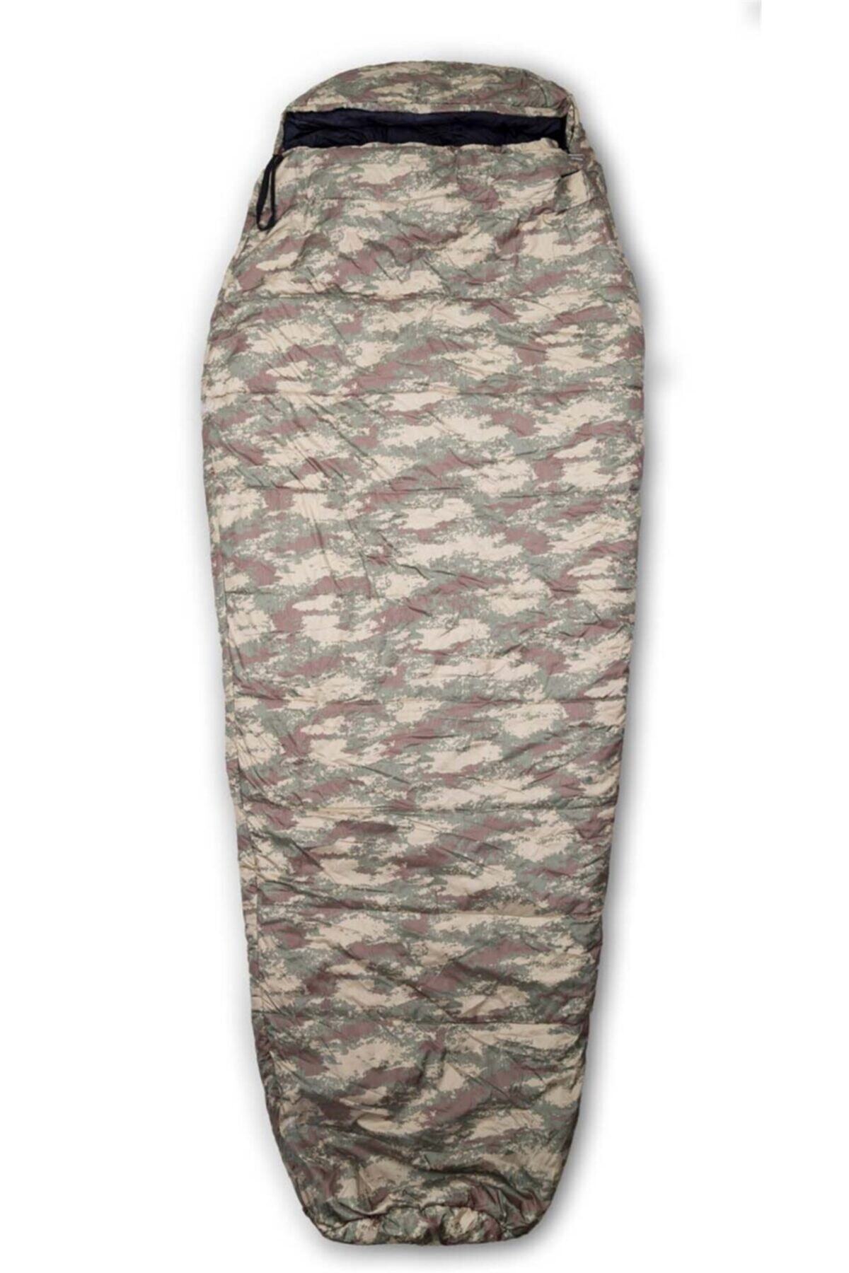 VAV WEAR Haki Kamuflaj Desenli -12 Dereceye Dayanıklı Uyku Tulumu