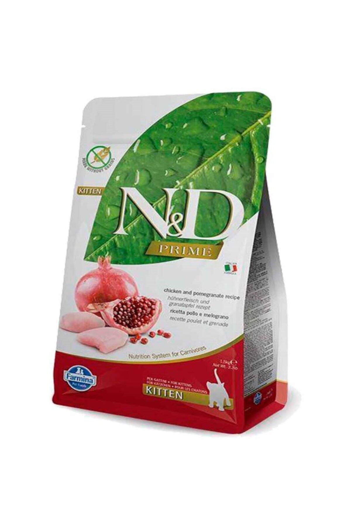 N&D Nd Kitten Tahılsız Tavuk Ve Narlı Yavru Kedi Maması 1,5 kg