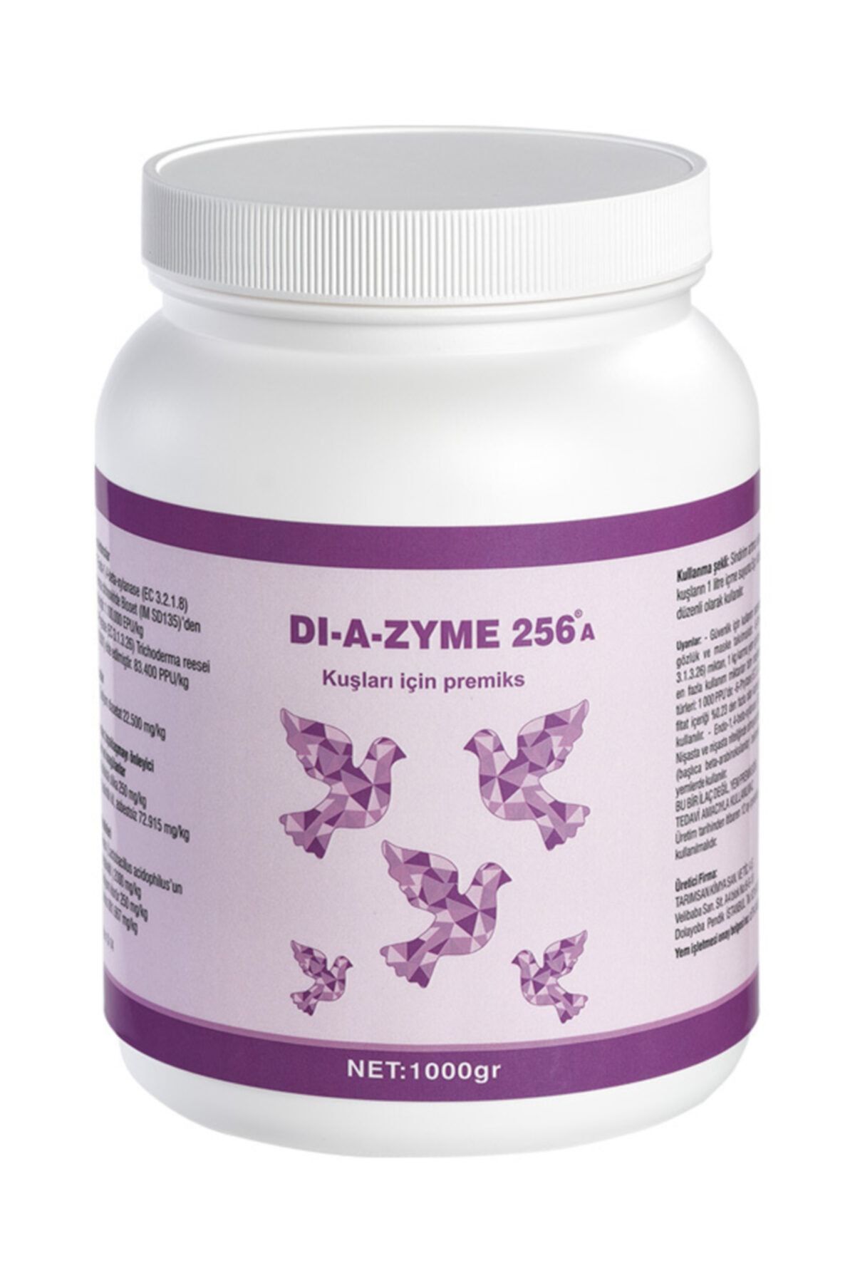 tarımsan Dı-a-zyme 256 Probiyotik Diyazem Takviyesi 1kg