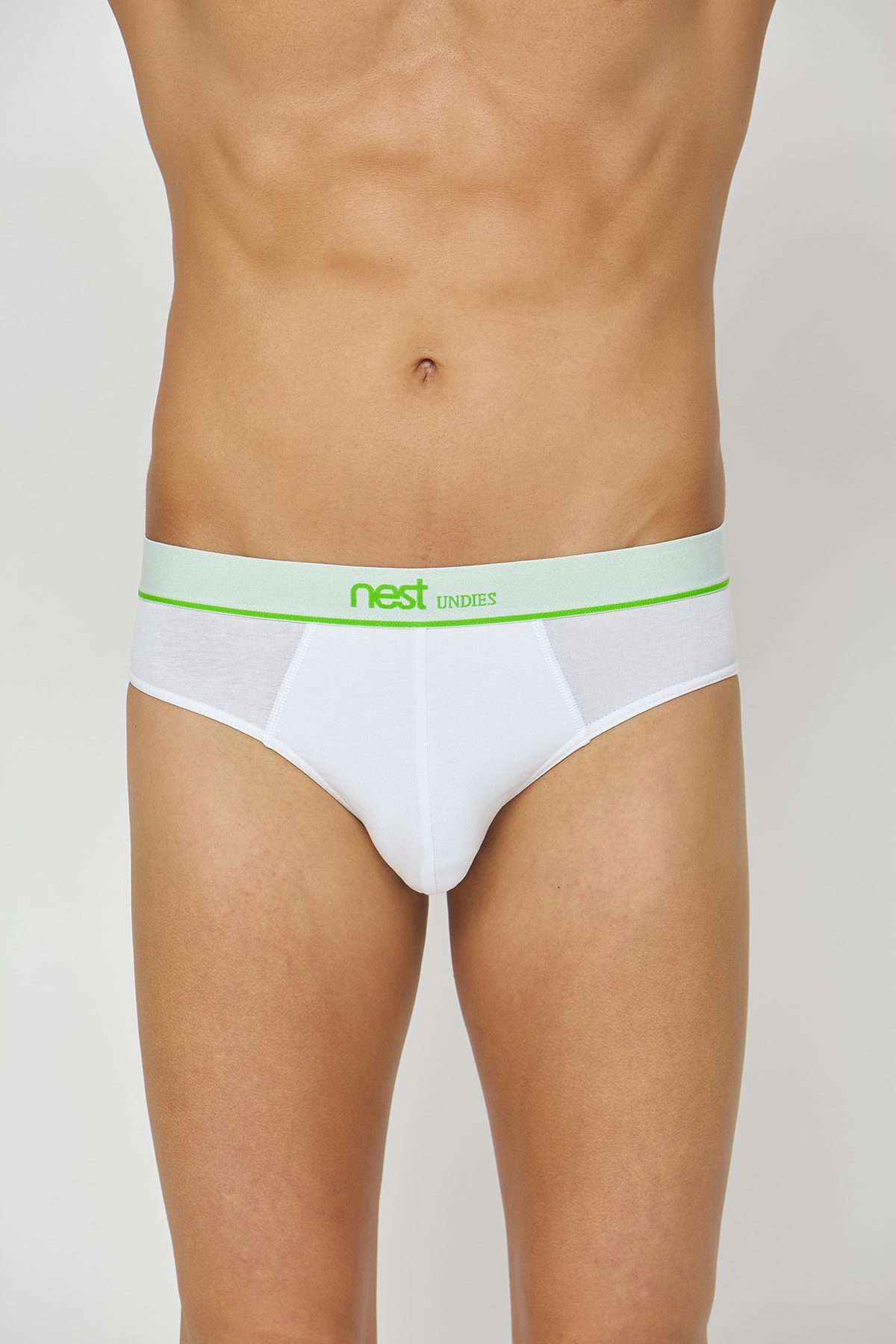NEST Undies Erkek Beyaz Slip 5'li Paket