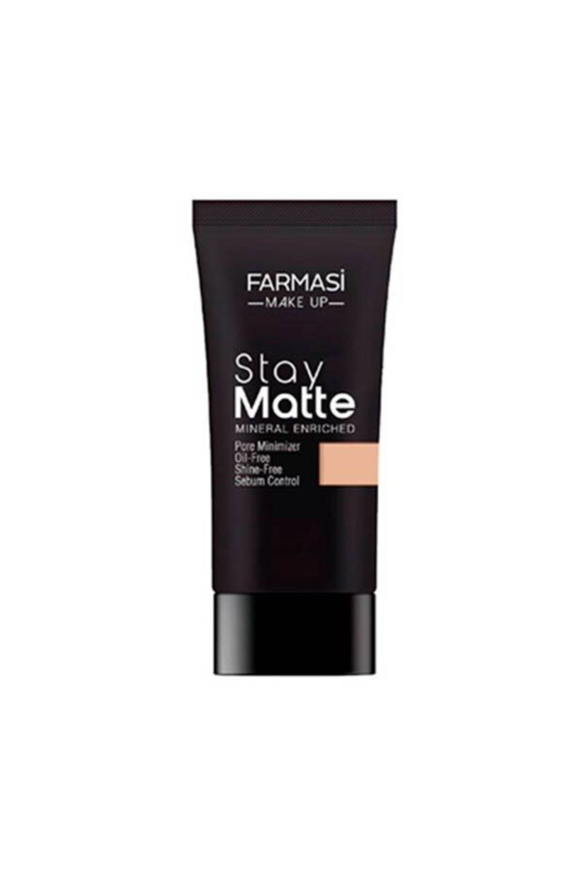 Farmasi Make Up Stay Matte Fondöten 30 ml Porcelaın 02 Hk