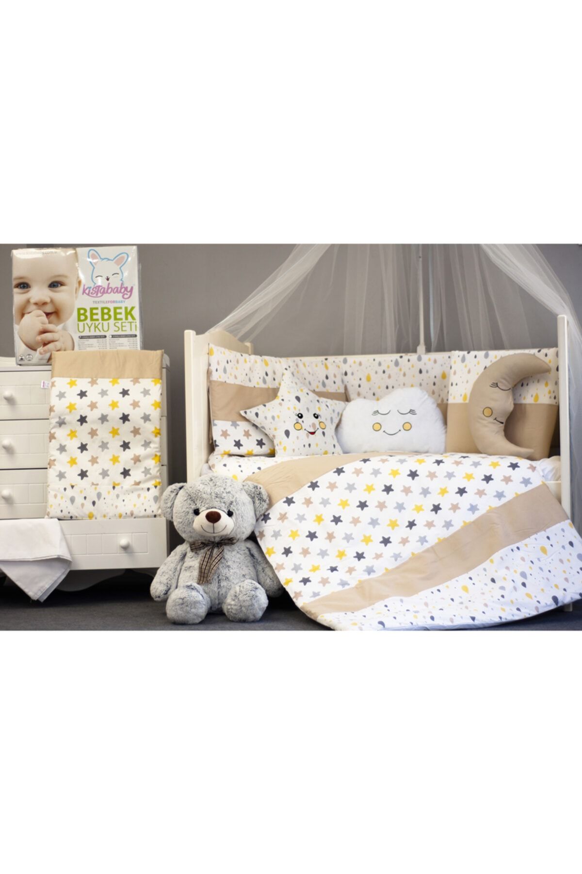 kista baby damla bebek uyku seti 60x120 fiyati yorumlari trendyol