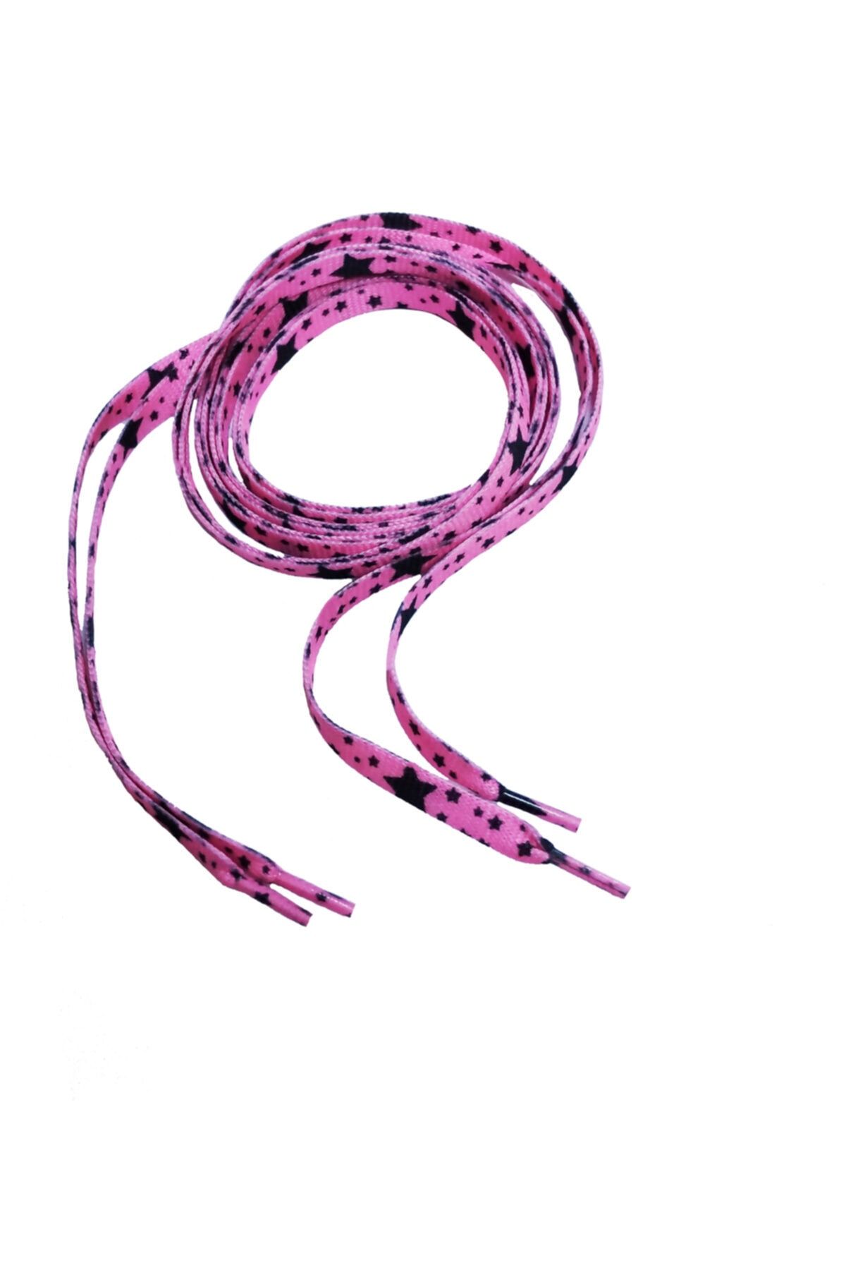 DOCH Spor Ayakkabı Bağcığı 120 Cm Pembe-yıldızlı -craft (pembe Yıldız Desenli)