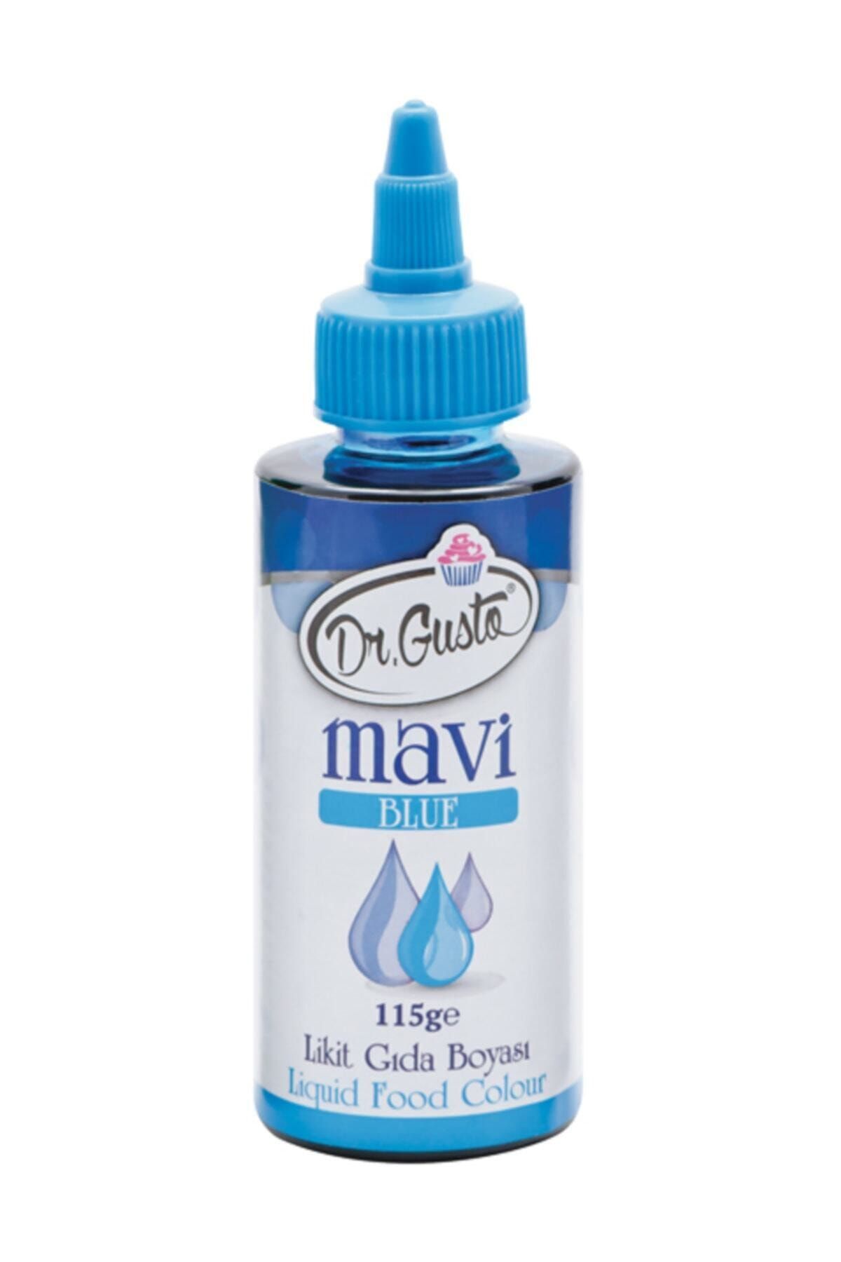 Dr. Gusto Dr Gusto Su Bazlı Likit Gıda Boyası 115 Gr Mavi