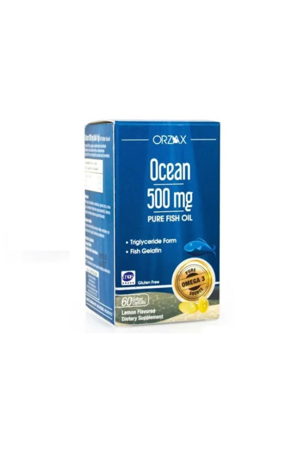 Ocean Ocean Limon Aromalı Balık Yağı 60 Taablet