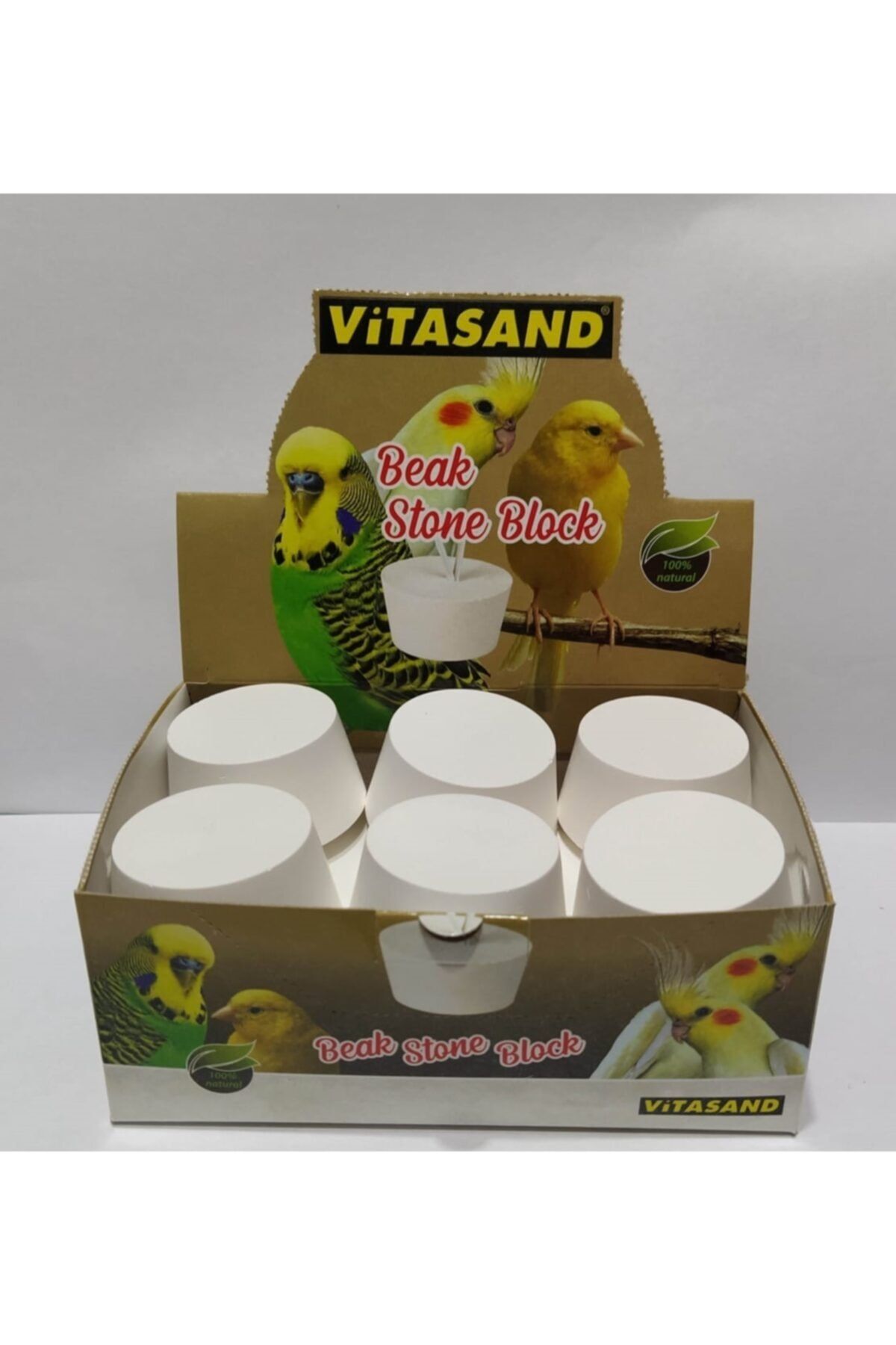 Vitasand Kuşlar Için Gaga Taşı 6 Adet
