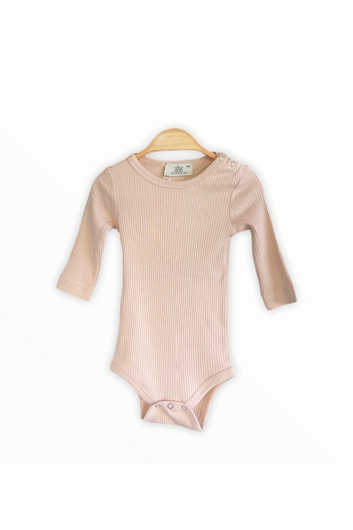 Edelweiss Modal Uzun Kollu Çıtçıtlı Bebek Body