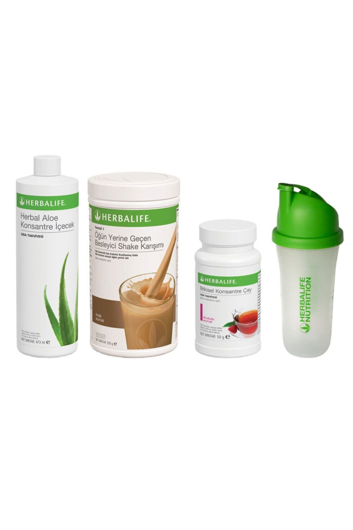 Herbalife 1 Fındıklı Shake Ahududu 50gr Çay  Başlangıç Seti 12 Hek1048