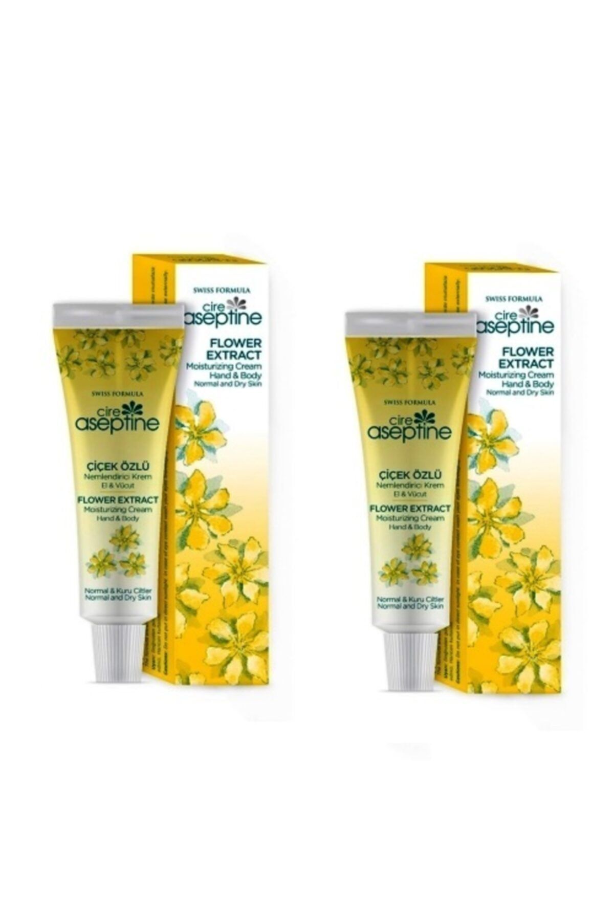 CIRE ASEPTINE Çiçek Özlü Tüp Nemlendirici El Ve Vücut Kremi 30 ml 2 Adet