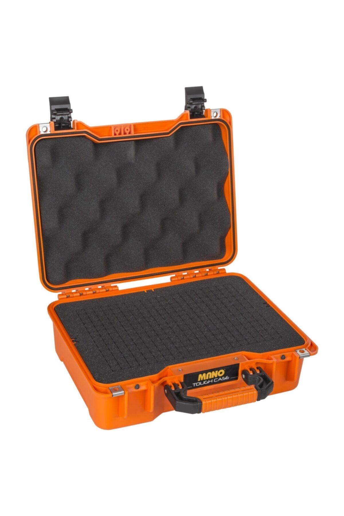 MANO Turuncu Yumurta Sünger Kare Lazer Kesim Süngerli Tough Case Pro Takım Çantası 200c