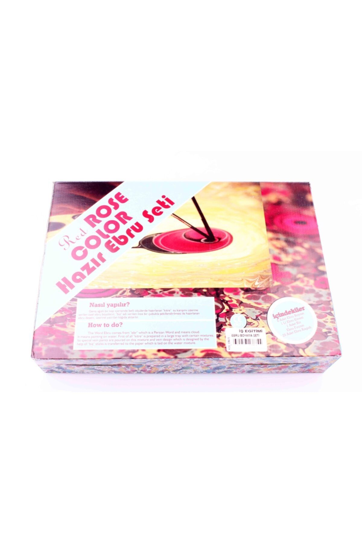 Learning Toys Gül Kırmızısı Ebru Sanatı Seti