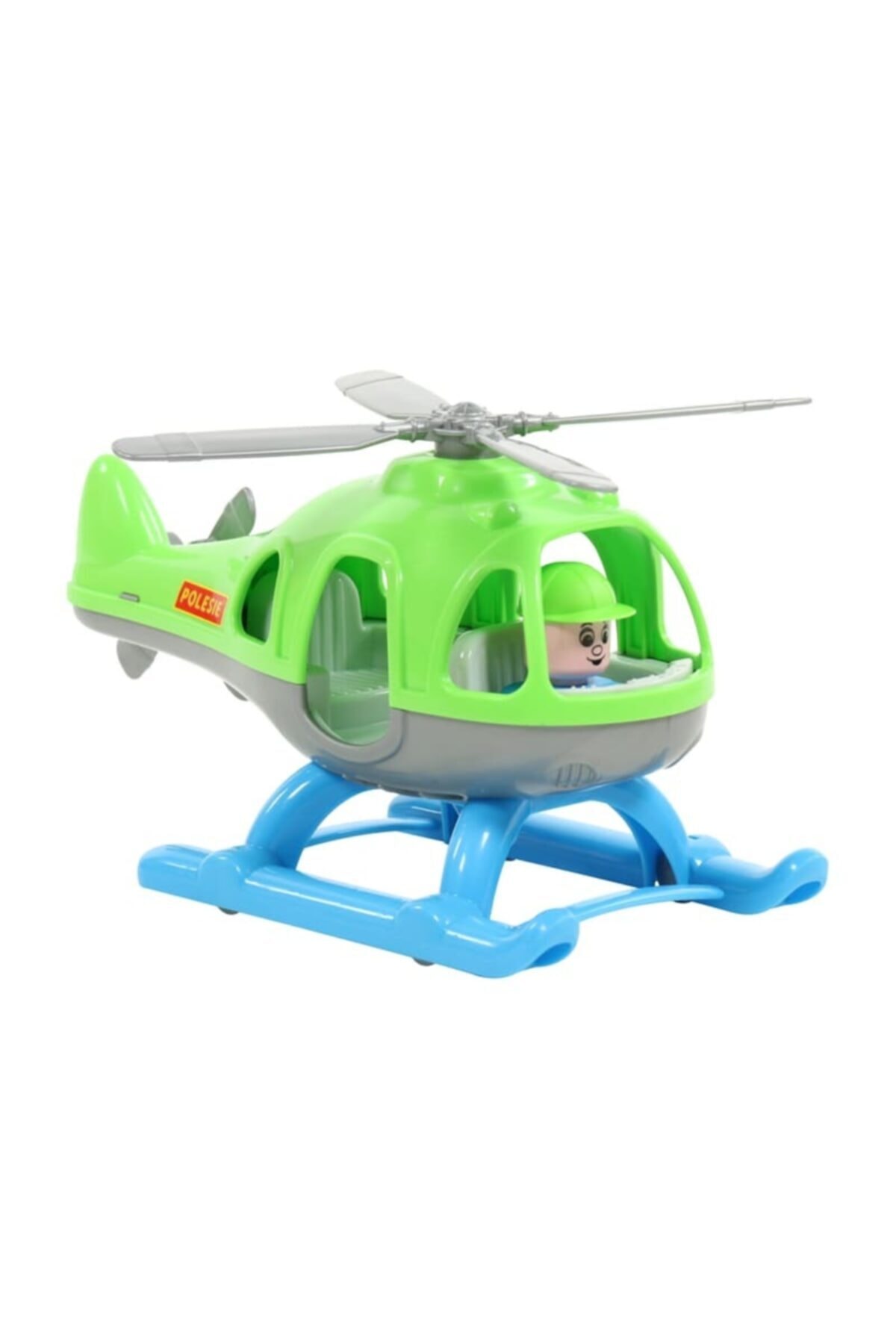 Polesie Oyuncak 72313 Helikopter Sağlam Dayanıklı Yeşil 29 Cm