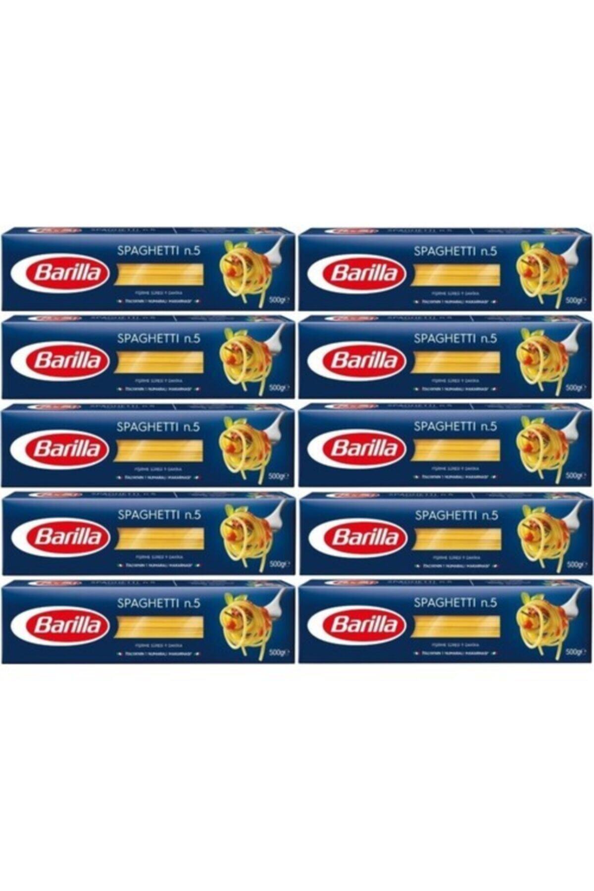 Barilla Spagetti Makarna 500 gr 10 Adet