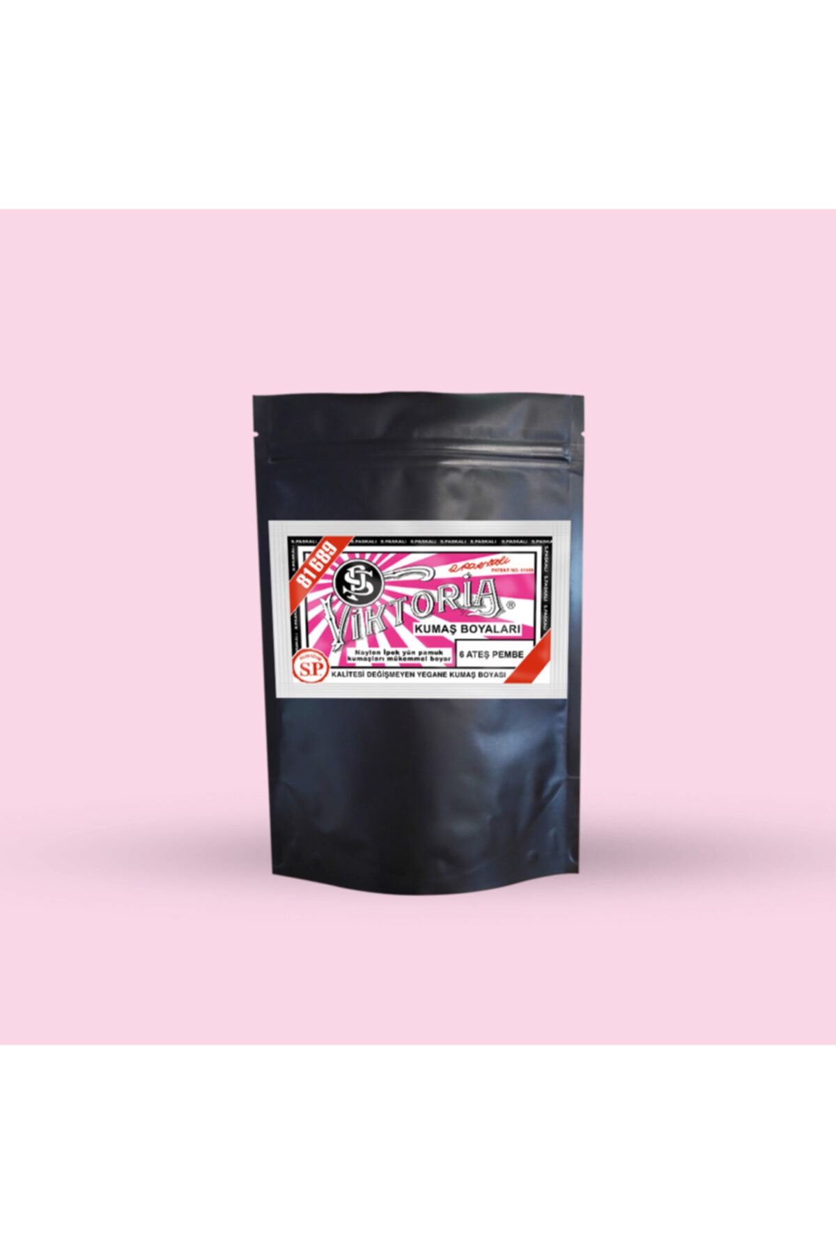 Viktoria Ateşi Pembe Toz Kumaş Boyası