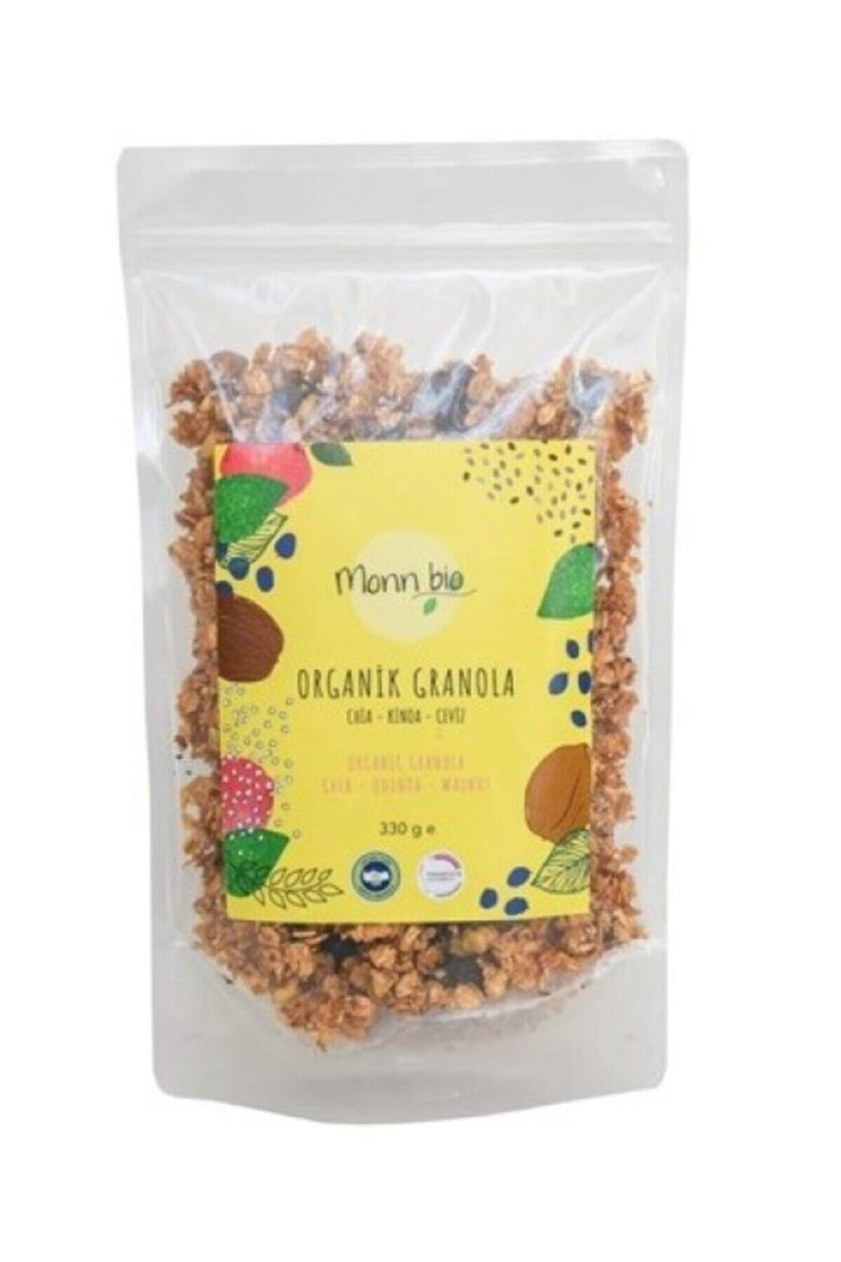 Monn Bio Organik Chia-kinoa-ceviz Granola