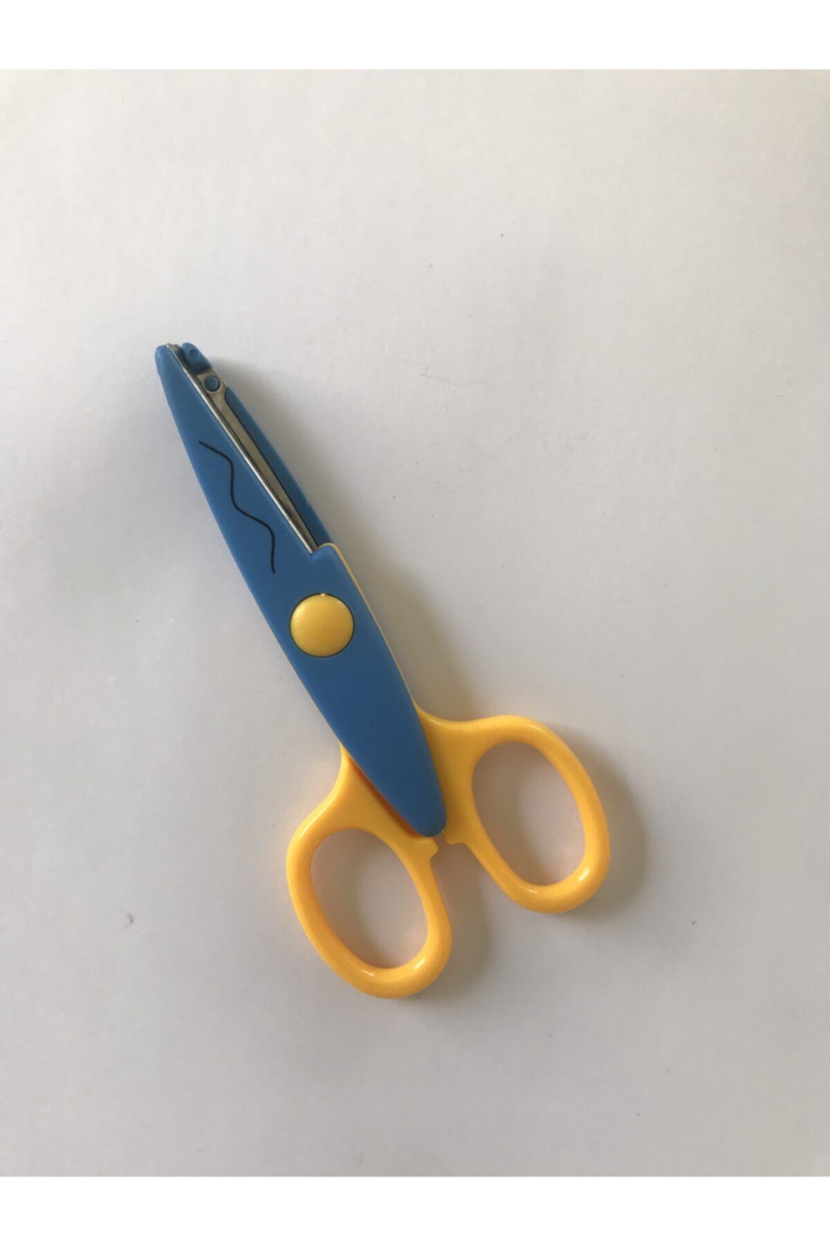 ATOS Zig Zag (tırtıklı)kesen Plastik Çocuk Makası / 13cm