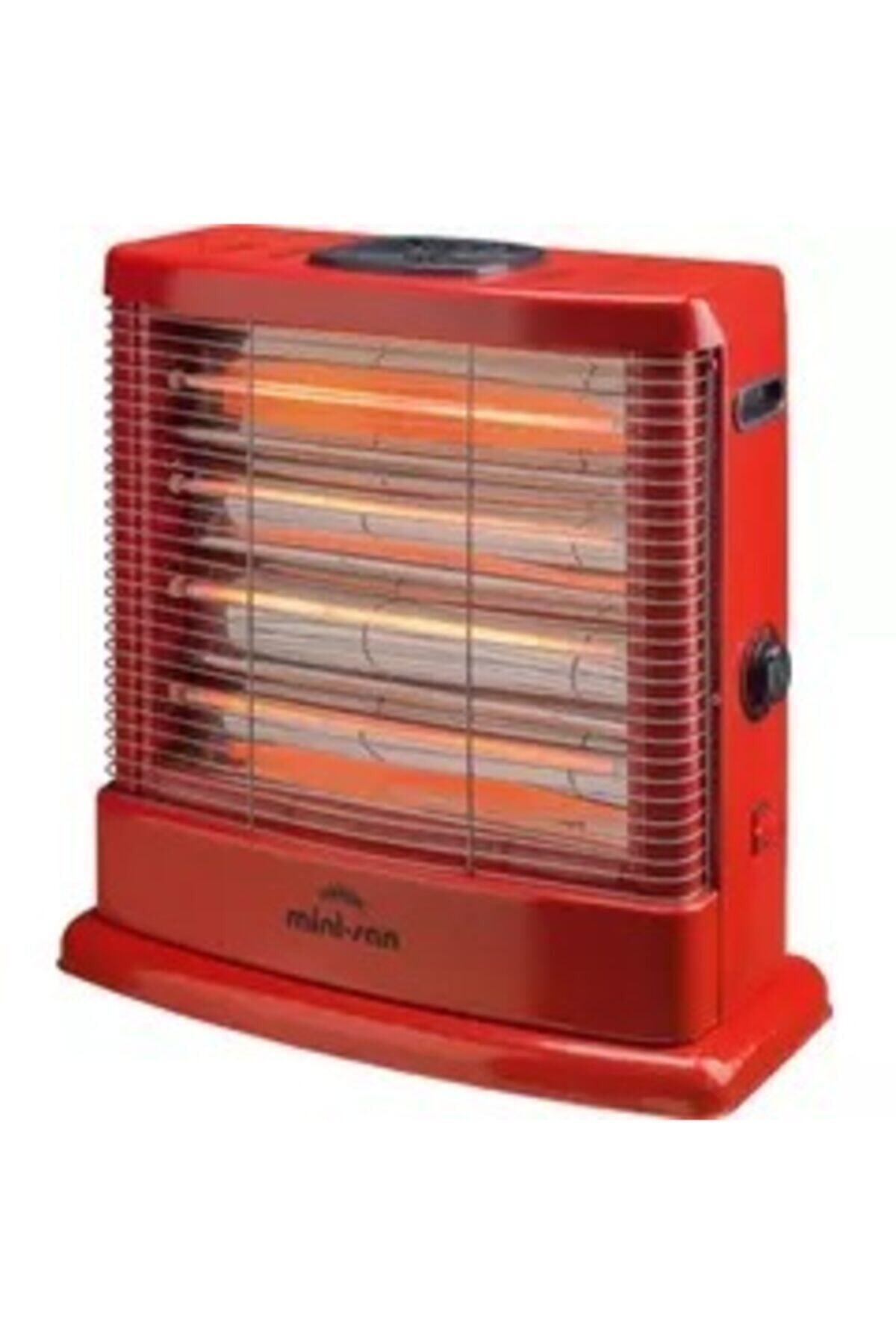 Minisan Maxi Ms-2500 2500 W Quartz Isıtıcı Bordo