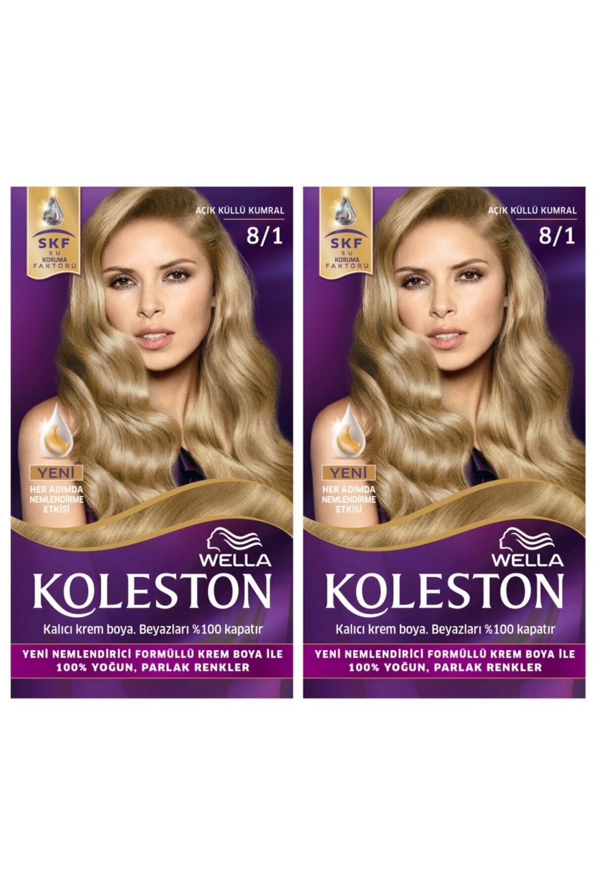 wella koleston 2 li 8 1 kit boya acik kullu kumral fiyati yorumlari trendyol