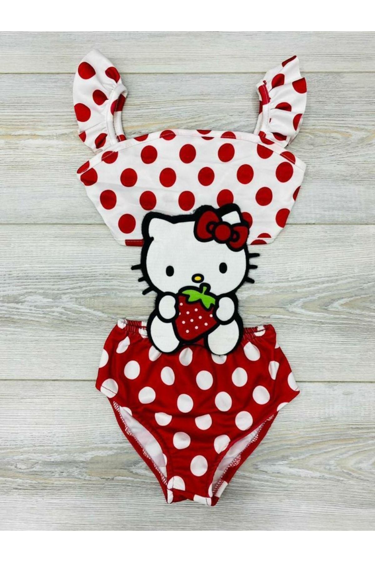 Pink Hippo Kids Girl s Swimsuit with Hello Kitty Character