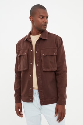 Trendyol Collection Jacket - Brown 