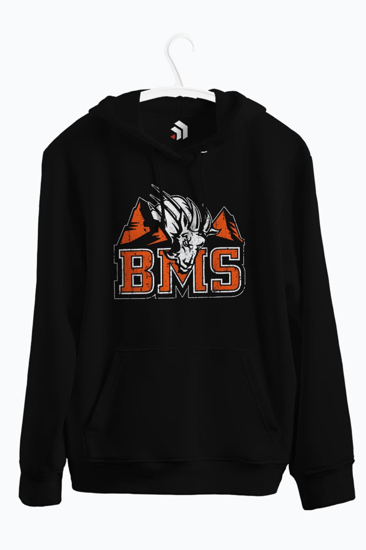 EgoMood Bms Blue Mountain State Printed Hooded Sweatshirt Trendyol