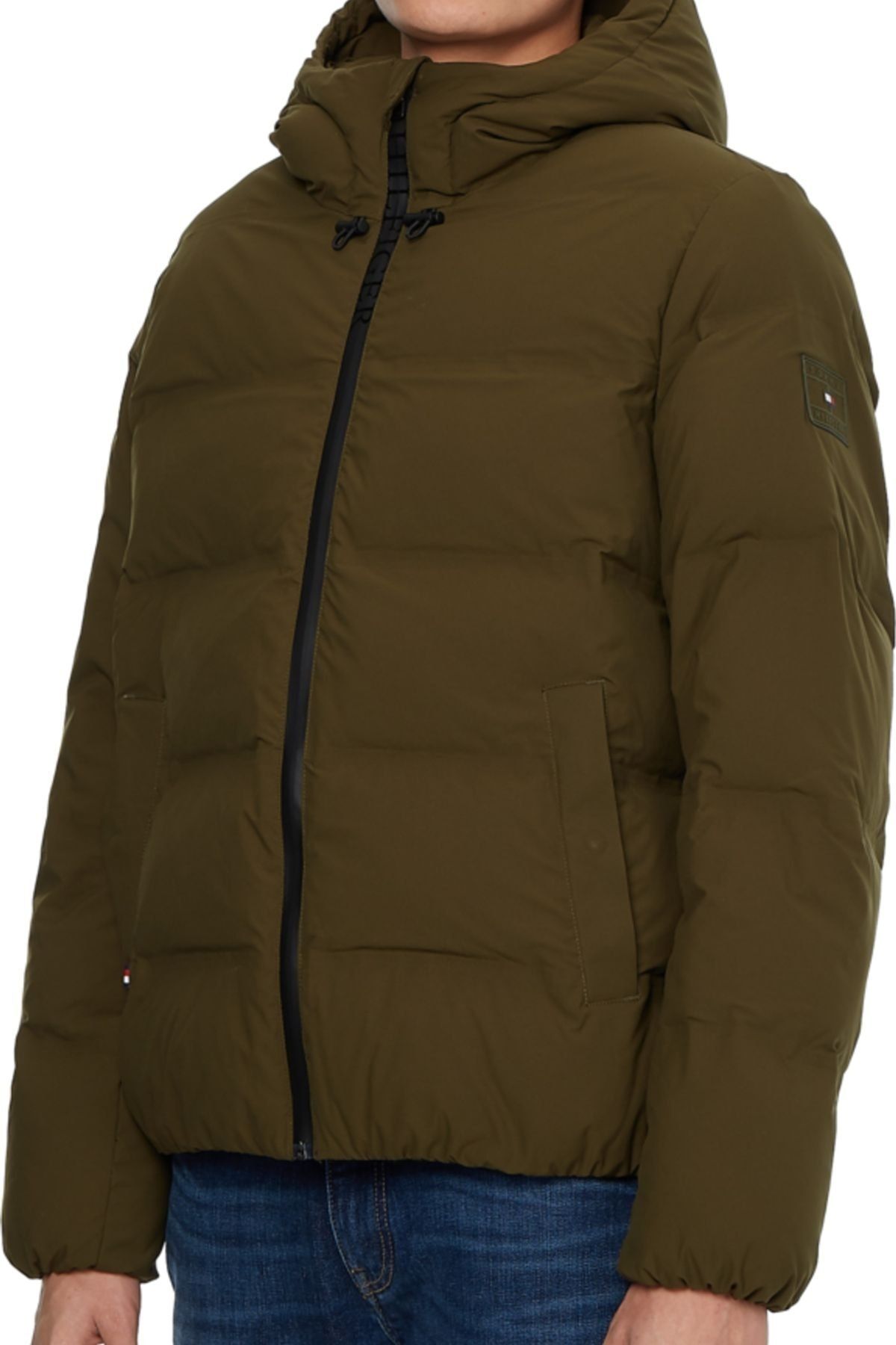 Tommy Hilfiger Winter Jacket Green Puffer Trendyol